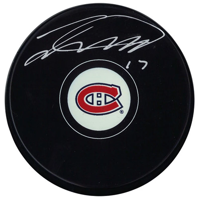 Frameworth Canadiens de Montréal : Rondelle de hockey signée par Josh Anderson