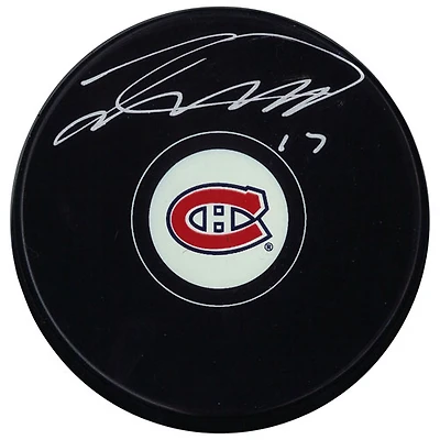 Frameworth Canadiens de Montréal : Rondelle de hockey signée par Josh Anderson