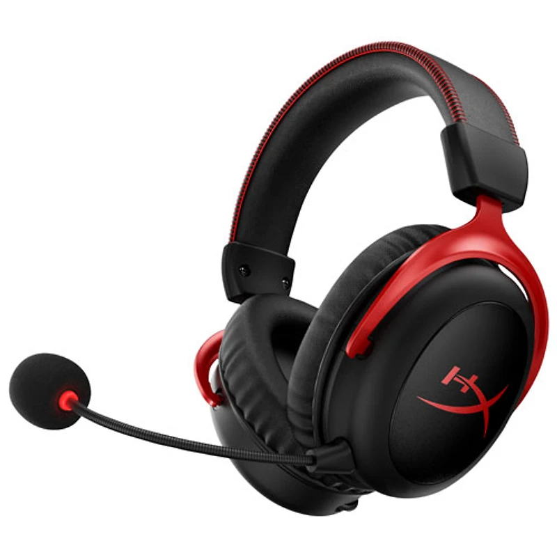 Casque de jeu sans fil Cloud II de HyperX - Noir/Rouge