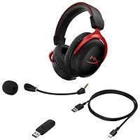 Casque de jeu sans fil Cloud II de HyperX - Noir/Rouge