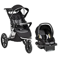 Evenflo Victory Plus Jogging Stroller with LiteMax Infant Car Seat - Black