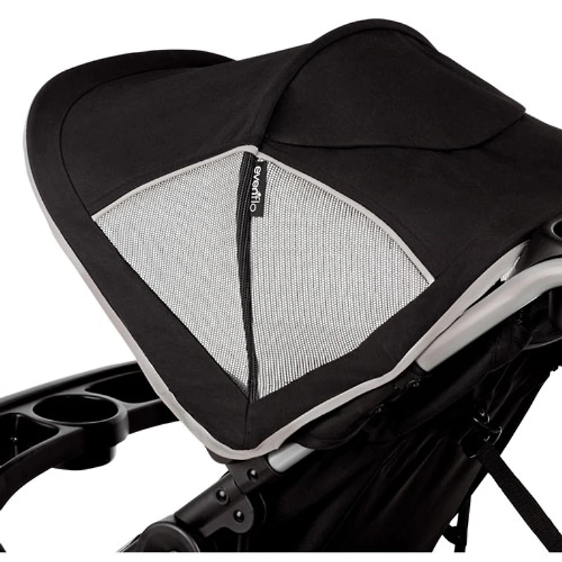 Evenflo Victory Plus Jogging Stroller with LiteMax Infant Car Seat - Black