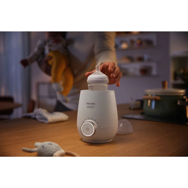 Chauffe-biberon rapide Avent de Philips (SCF358/00) - Blanc