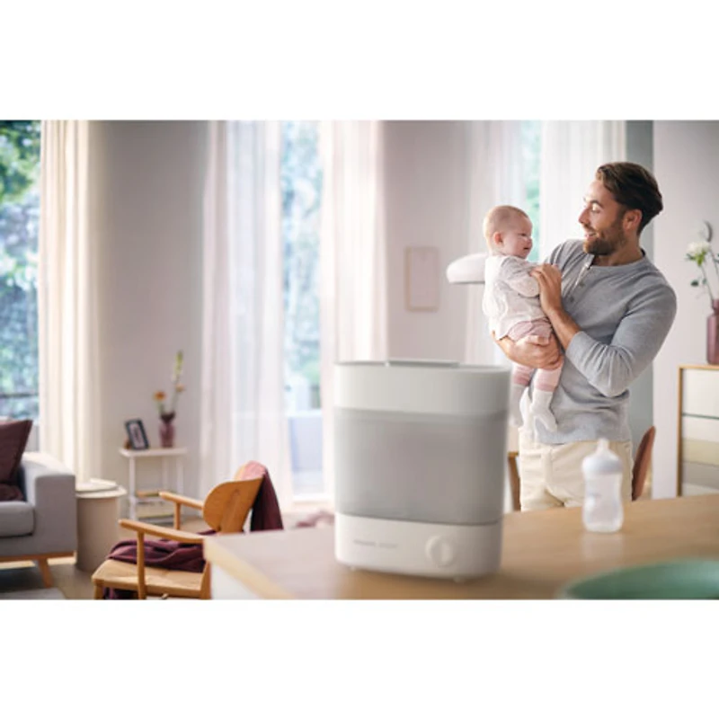Stérilisateur électrique à vapeur Avent Advanced de Philips (SCF291/00) - Blanc