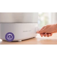 Stérilisateur électrique à vapeur Avent Advanced de Philips (SCF291/00) - Blanc