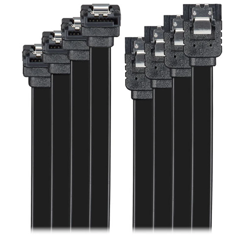 Câble de disque dur SATA III de 0,61 m (2 pi) d'Insignia - Paquet de 4 - Exclusivité de Best Buy