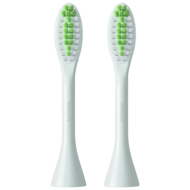 Tête de brosse à dents de rechange Philips One de Sonicare (BH1022/03) - Paq. 2 - Menthe