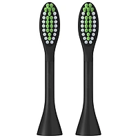 Tête de brosse à dents de rechange Philips One de Sonicare (BH1022/06) - Paq. 2 - Noir