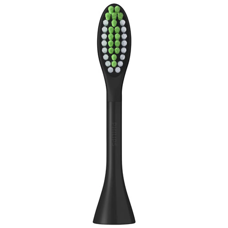 Tête de brosse à dents de rechange Philips One de Sonicare (BH1022/06) - Paq. 2 - Noir