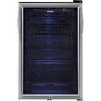 Haier 20.5 Cu. Ft. 150-Can Freestanding Beverage Centre (HEBF100BXS) - Stainless Steel