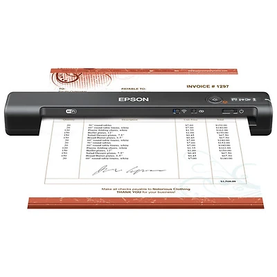 Numériseur de documents portatif sans fil WorkForce ES-60W d'Epson