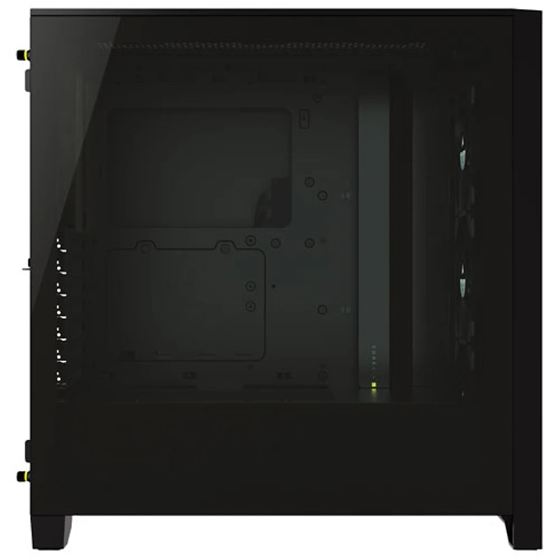 Corsair iCUE 4000X RGB Mid-Tower ATX Computer Case - Black