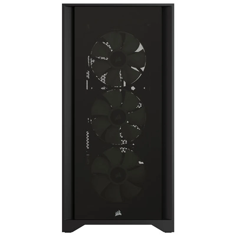 Corsair iCUE 4000X RGB Mid-Tower ATX Computer Case - Black