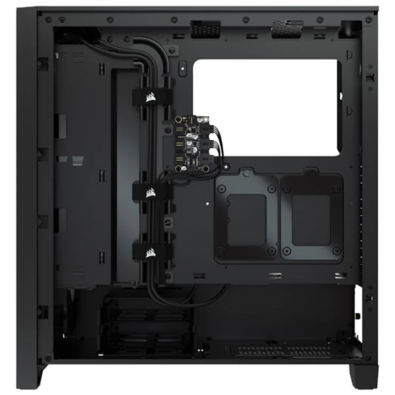 Corsair iCUE 4000X RGB Mid-Tower ATX Computer Case - Black