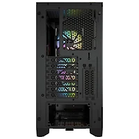 Corsair iCUE 4000X RGB Mid-Tower ATX Computer Case - Black