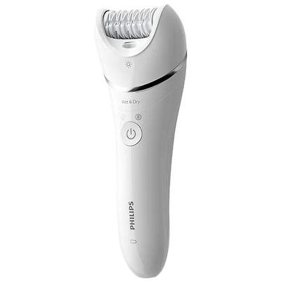 Épilateur avec ou sans mousse série 8000 de Philips (BRE700/04)