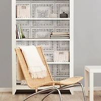 Papier peint autocollant Reclaimed Tin de NuWallpaper - Gris