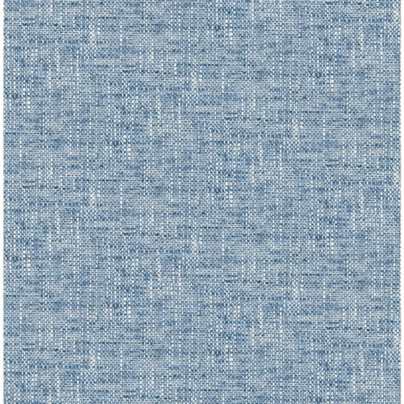Papier peint autocollant Poplin Texture de NuWallpaper - Bleu marine