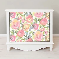 Papier peint autocollant Peachy Keen Pink de NuWallpaper - Rose