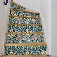 Papier peint autocollant Summer Love Teal de NuWallpaper