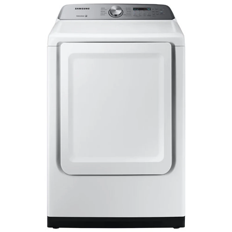 Sécheuse électrique de 7,4 pi³ de Samsung (DVE50T5205W) - Blanc