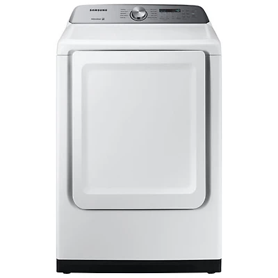 Sécheuse électrique de 7,4 pi³ de Samsung (DVE50T5205W) - Blanc