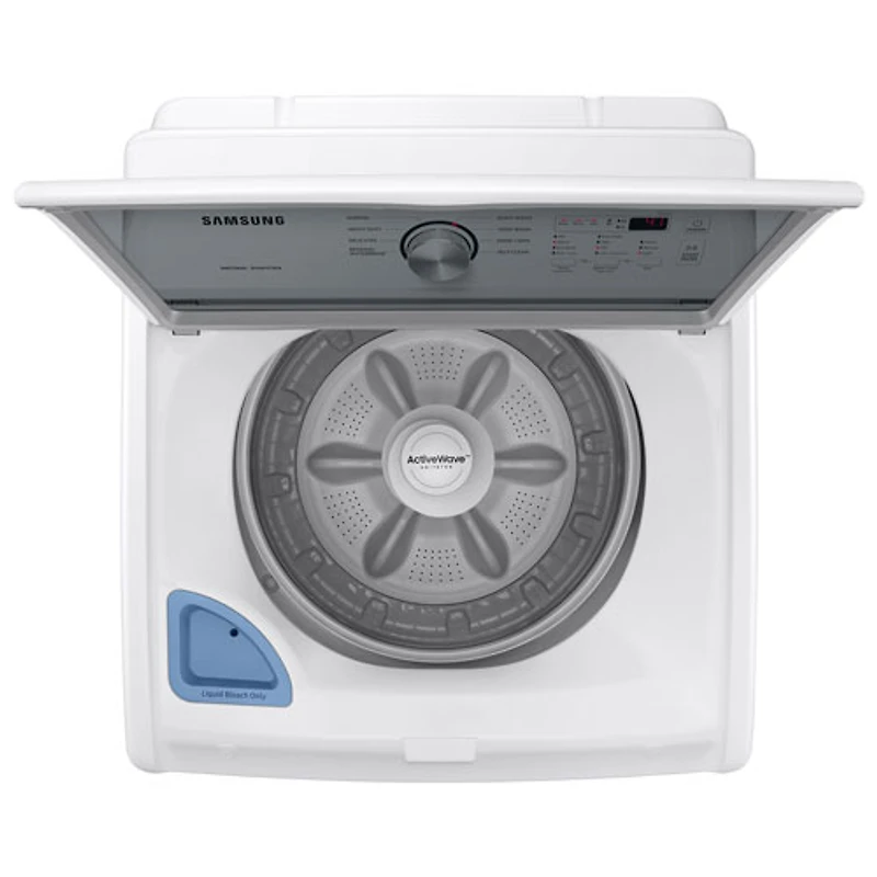 Laveuse à chargement par le haut de 5 pi³ de Samsung (WA44A3205AW) - Blanc