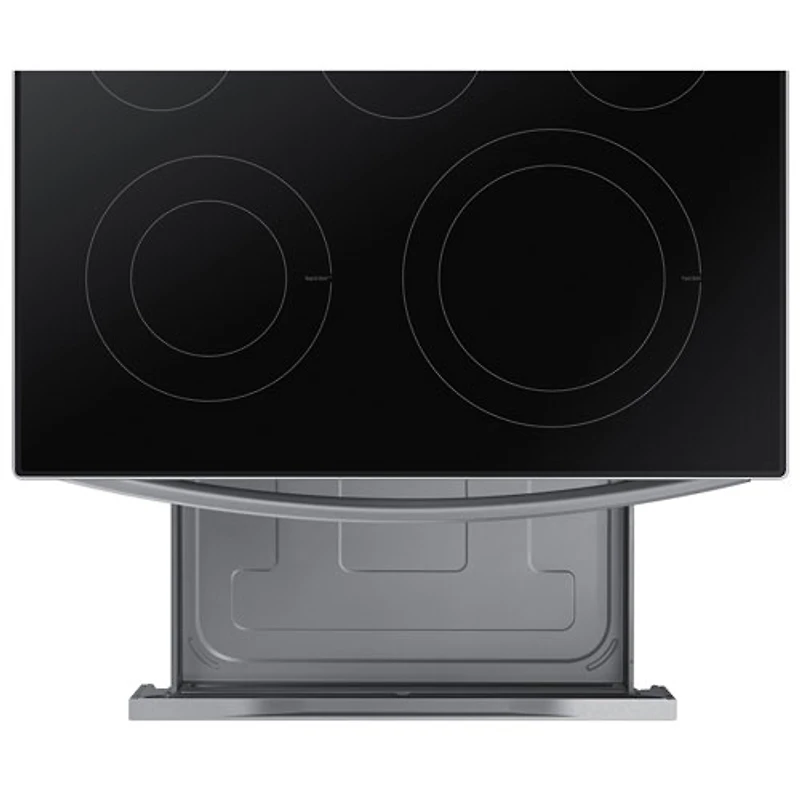 Samsung 30" 6.3 Cu. Ft. Fan Convection Electric Air Fry Range (NE63A6511SS) - Stainless