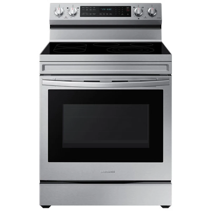 Cuisinière électrique convection véritable friture air 6,3 pi³ 30 po Samsung (NE63A6711SS) - Inox