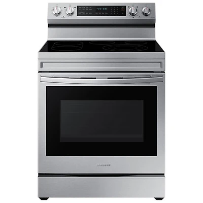 Cuisinière électrique convection véritable friture air 6,3 pi³ 30 po Samsung (NE63A6711SS) - Inox