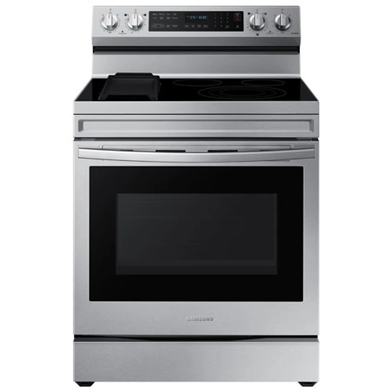Cuisinière électrique convection véritable friture air 6,3 pi³ 30 po Samsung (NE63A6711SS) - Inox