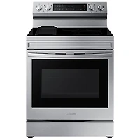 Cuisinière électrique convection véritable friture air 6,3 pi³ 30 po Samsung (NE63A6711SS) - Inox