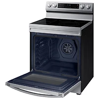 Cuisinière électrique convection véritable friture air 6,3 pi³ 30 po Samsung (NE63A6711SS) - Inox