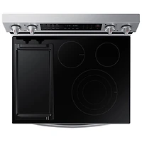 Cuisinière électrique convection véritable friture air 6,3 pi³ 30 po Samsung (NE63A6711SS) - Inox