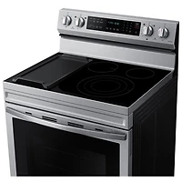 Cuisinière électrique convection véritable friture air 6,3 pi³ 30 po Samsung (NE63A6711SS) - Inox
