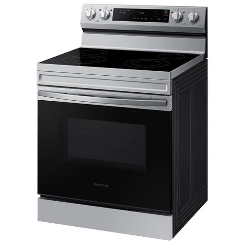 Samsung 30" 6.3 Cu. Ft. Freestanding Electric Range (NE63A6111SS) - Stainless Steel