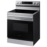 Samsung 30" 6.3 Cu. Ft. Freestanding Electric Range (NE63A6111SS) - Stainless Steel