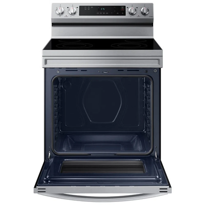 Samsung 30" 6.3 Cu. Ft. Freestanding Electric Range (NE63A6111SS) - Stainless Steel