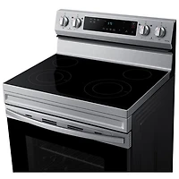 Samsung 30" 6.3 Cu. Ft. Freestanding Electric Range (NE63A6111SS) - Stainless Steel
