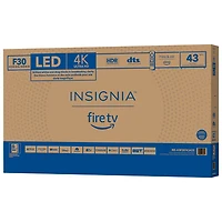 Téléviseur int. HDR DEL UHD 4K 43 po Insignia (NS-43F301CA22) - Éd. Fire TV - 2021 - Exclusivité BBY
