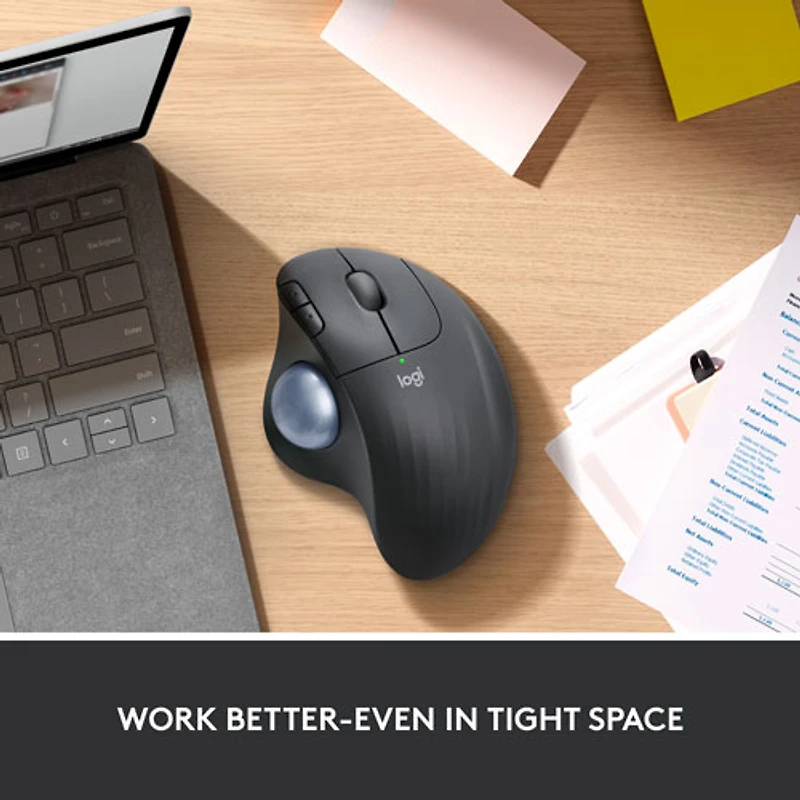 Logitech ERGO M575 Bluetooth Trackball Mouse - Black