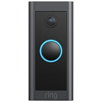 Ring Wired Wi-Fi Video Doorbell - Black
