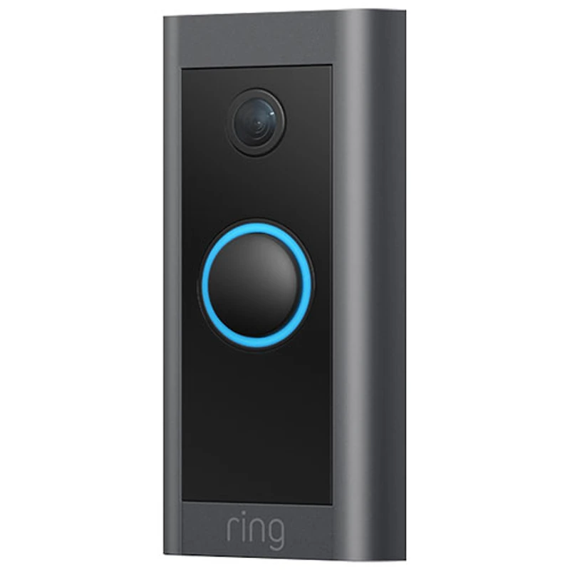 Ring Wired Wi-Fi Video Doorbell - Black