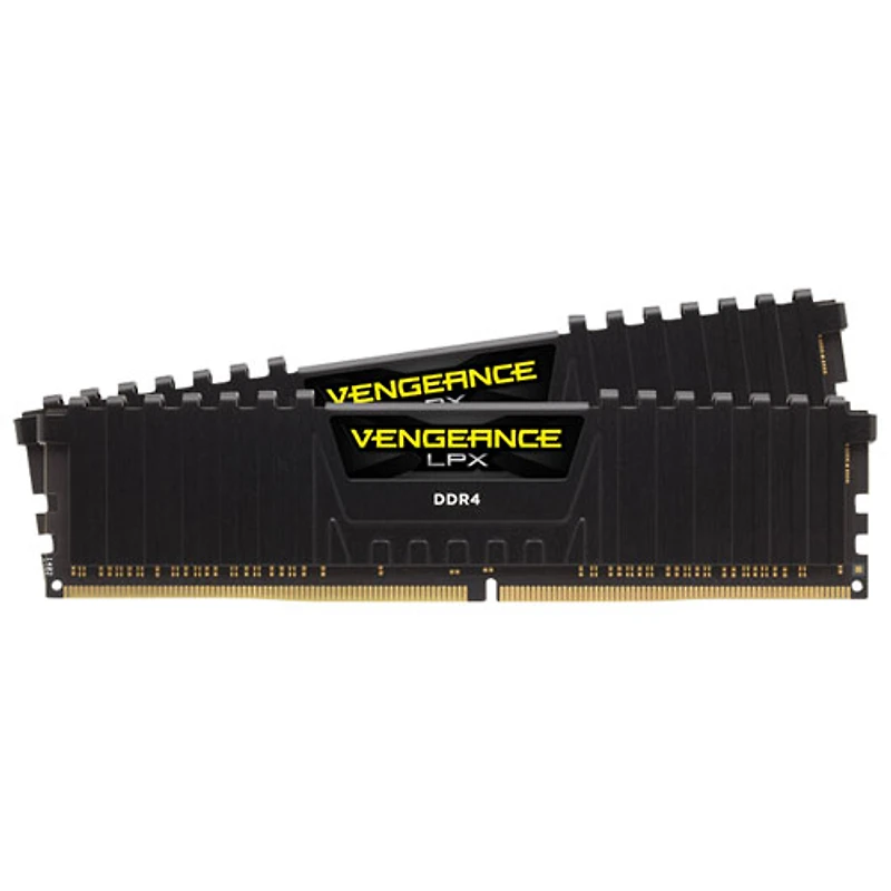 Mémoire DDR4 32 Go (2 x 16 Go) 3200 MHz Vengeance LPX de Corsair pour PC (CMK32GX4M2E3200C16)