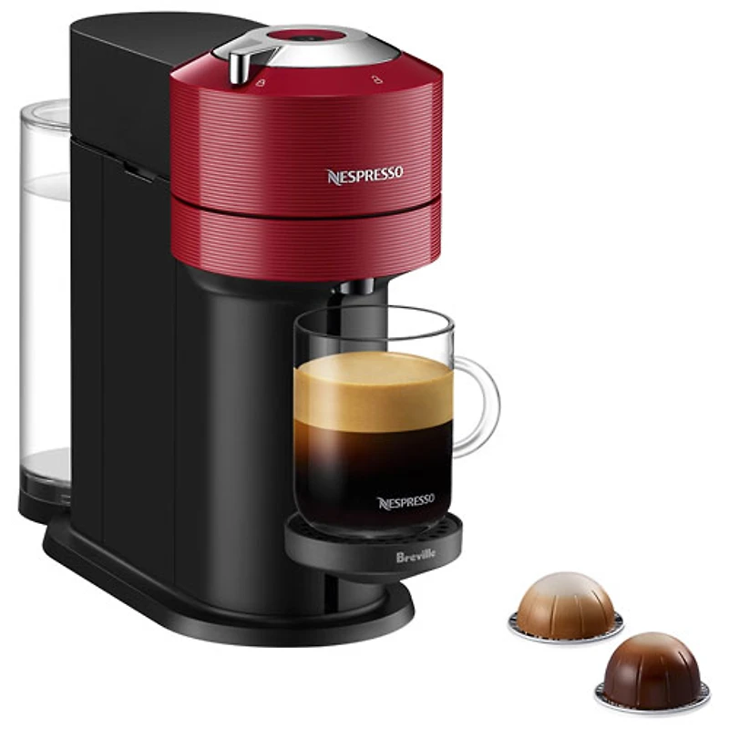 Nespresso Vertuo Next Coffee & Espresso Machine by Breville - Cherry Red