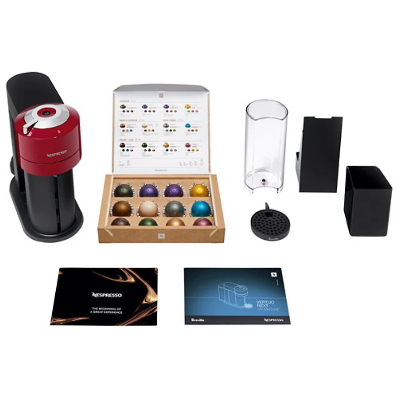 Nespresso Vertuo Next Coffee & Espresso Machine by Breville - Cherry Red