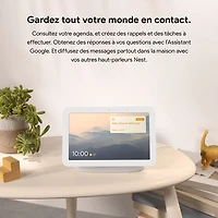 cran intelligent Nest Hub de Google (2e gén.) avec Assistant Google