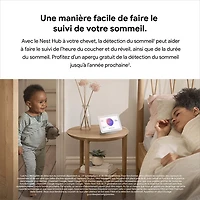 cran intelligent Nest Hub de Google (2e gén.) avec Assistant Google