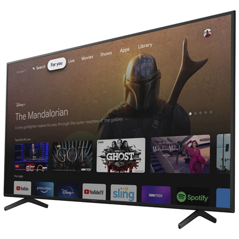 Sony X80J 55" 4K UHD HDR LED Smart Google TV (KD55X80J) - 2021