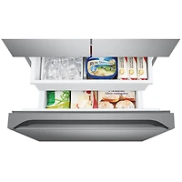 Samsung 33" 17.5 Cu. Ft. Counter-Depth French Door Refrigerator with Ice Dispenser (RF18A5101SR) - SS